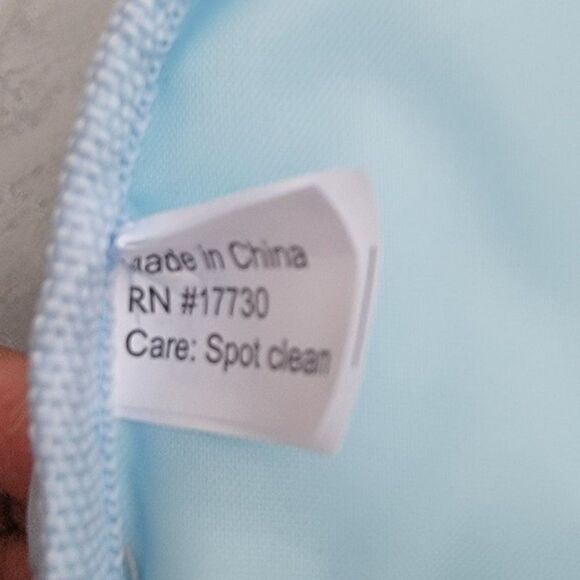 More Than Magic Multicolor Diamond Silicone Zipper Pencil Case Pouch 5 in X 9 in - Picture 5 of 8